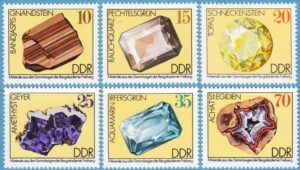 DDR 1974 M2006-11** mineral 6 kpl