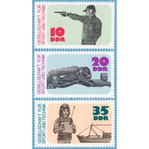 DDR 1977 M2220-2** skytte dykare modellbåt 3 kpl