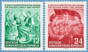 DDR 1954 M428-9** dans m.m. 2 kpl