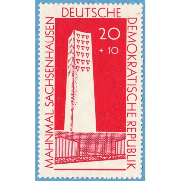 DDR 1960 M783a** minnesmonument Sachsenhausen