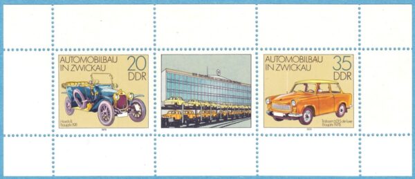 DDR 1979 M2412-3** bilar i block kpl