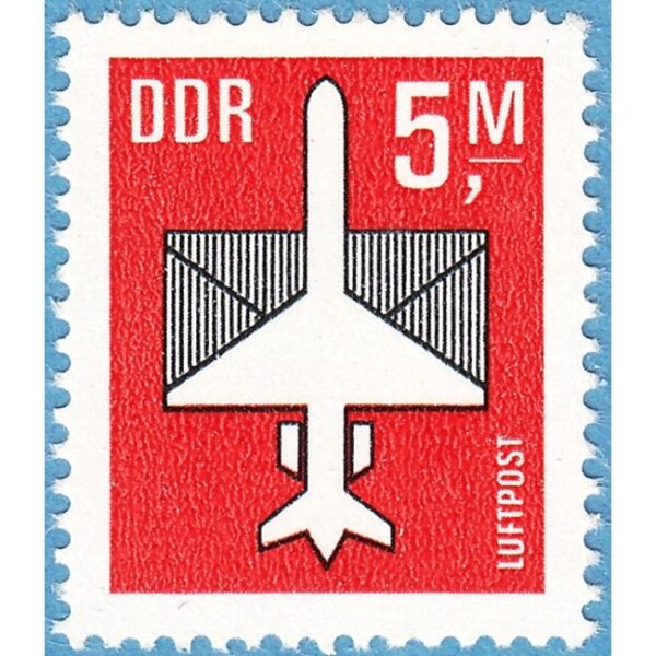 DDR 1985 M2967** flygpost 1 kpl
