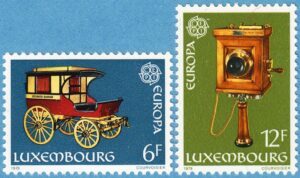 LUXEMBURG 1979 M987-8** postdiligens – telefon – Europa Cept 2 kpl