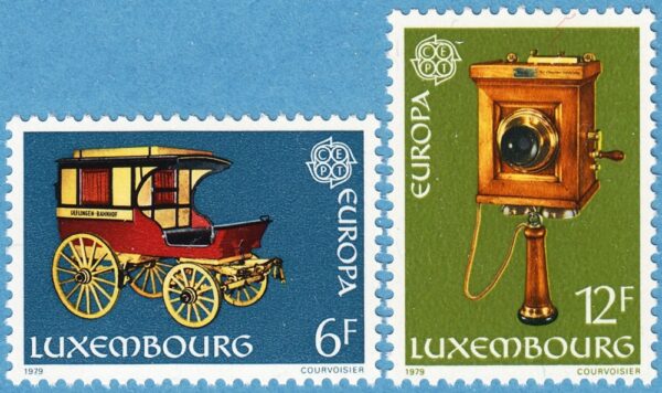 LUXEMBURG 1979 M987-8** postdiligens - telefon - Europa Cept 2 kpl