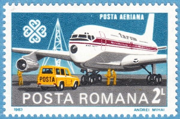 RUMÄNIEN 1983 M3965** postflyg 1 kpl