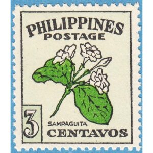 FILIPINERNA 1948 M492** nationalblomman 1 kpl