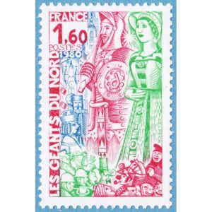 FRANKRIKE 1980 M2194** karneval 1 kpl
