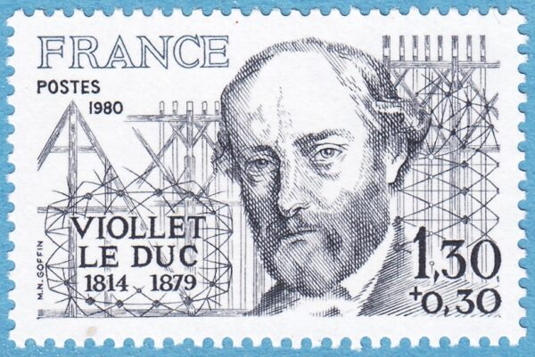 FRANKRIKE 1980 M2195** Viollet Le Duc 1 kpl
