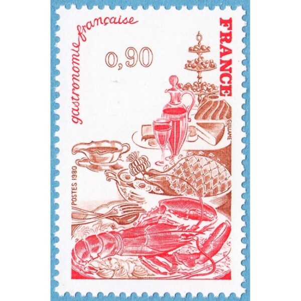 FRANKRIKE 1980 M2196** gastronomisk utställning 1 kpl