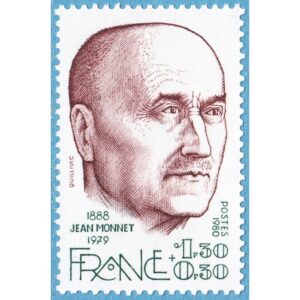 FRANKRIKE 1980 M2198** Jean Monnet 1 kpl