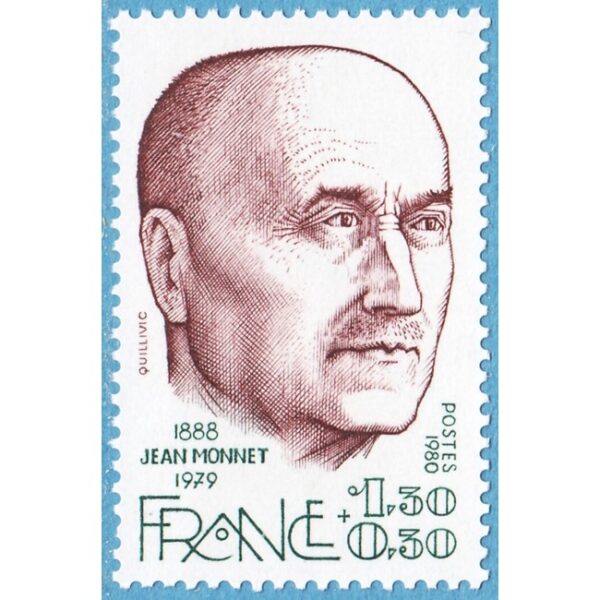 FRANKRIKE 1980 M2198** Jean Monnet 1 kpl