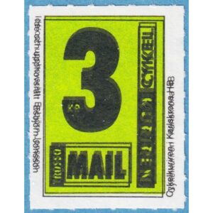 Lokalpost KARLSKRONA Nr 1 1997 variant 1 med dubbeltryck