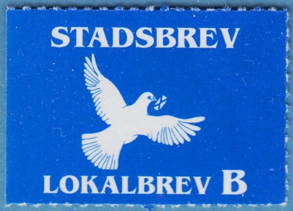 Lokalpost NORRKÖPINGS Stadsbrev Nr 4 1998 blå